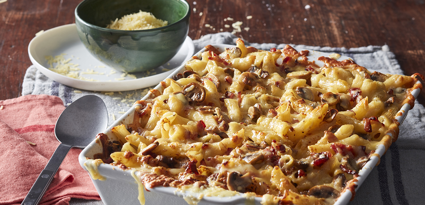 Carbonara Pasta Bake